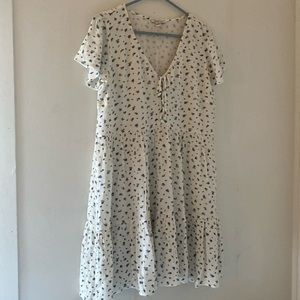 EUC American Eagle Baby Doll Tiered Dress - Size Large